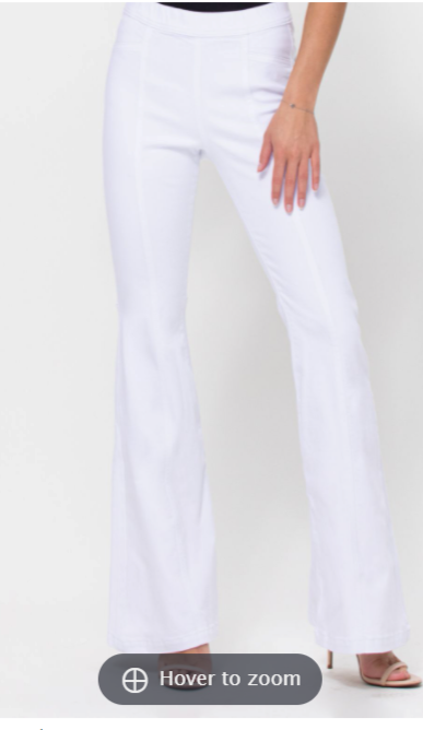 White Cello Flare me Pants