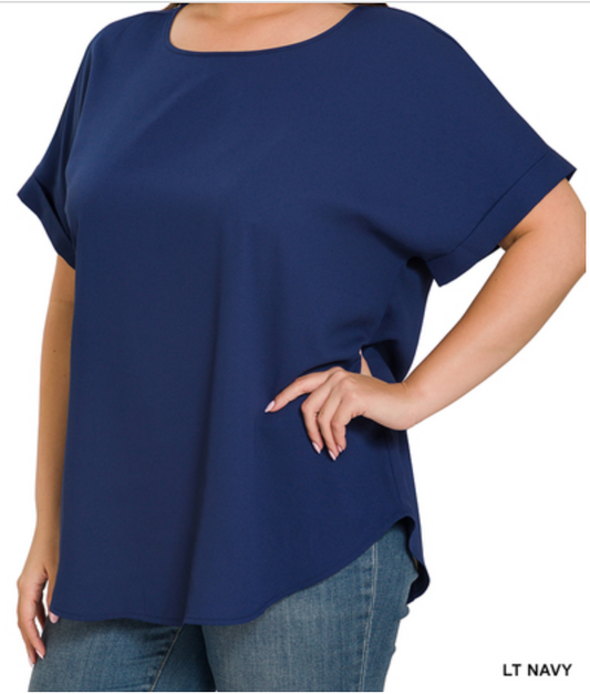 Dress me up Navy Top