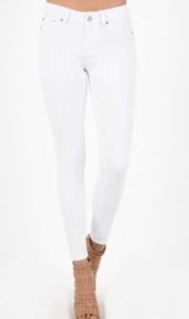 WHITE CLOUD DENIM JEANS
